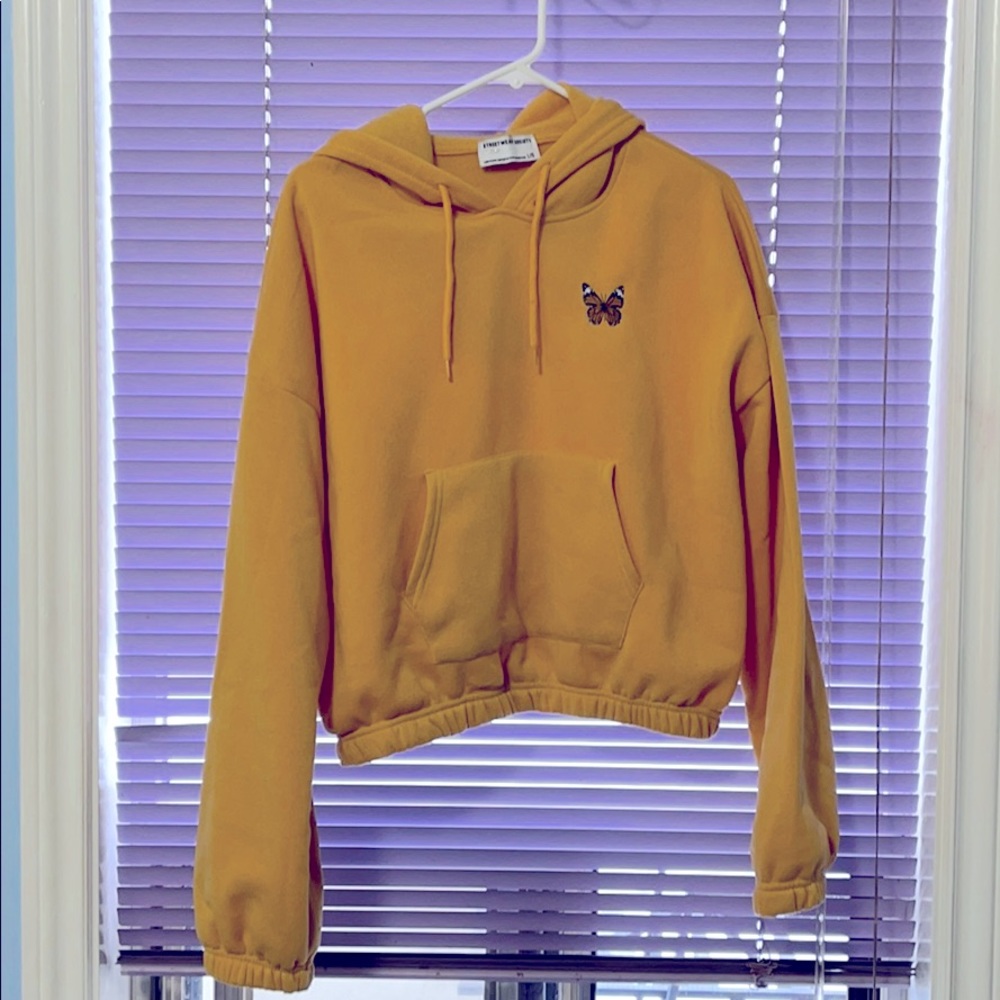Large crop top sweater